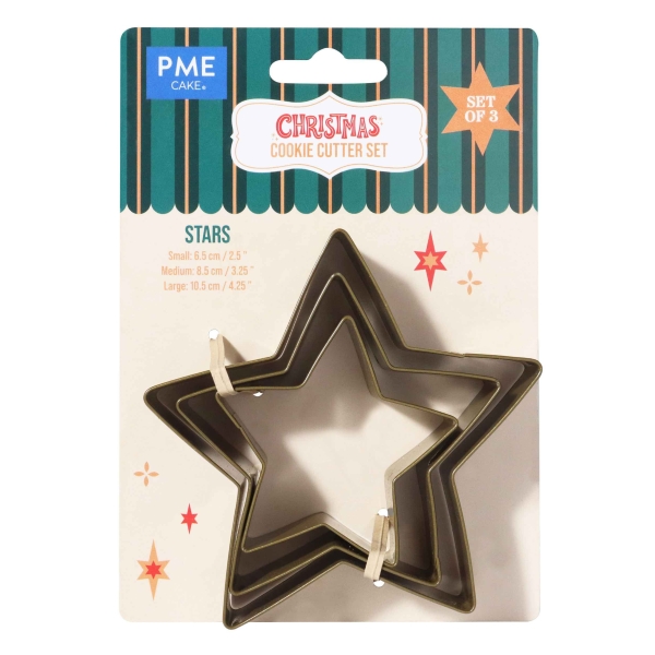 Cookie Cutter Set of 3 - Stars